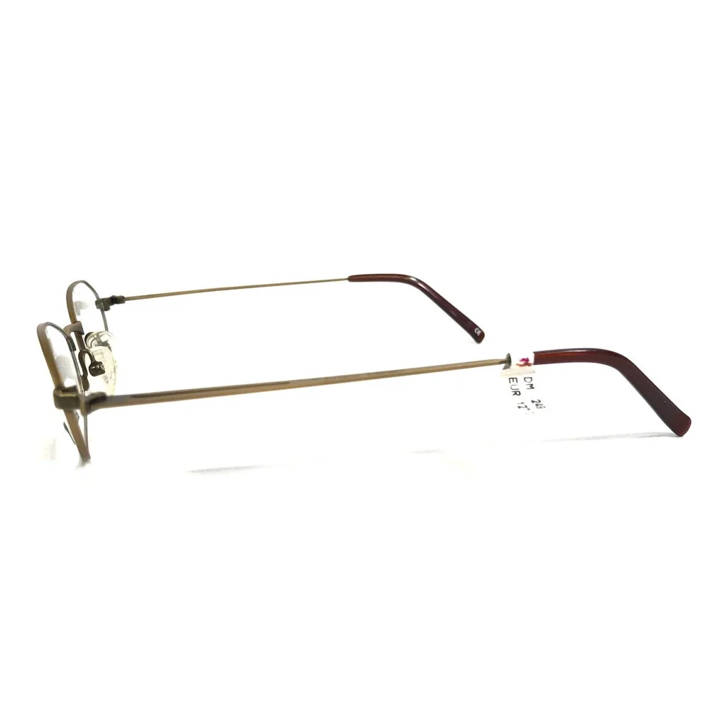 Bruno Banani Eyeglasses Frames BB-016 014 Antique Gold Oval Full Rim 50-20-135